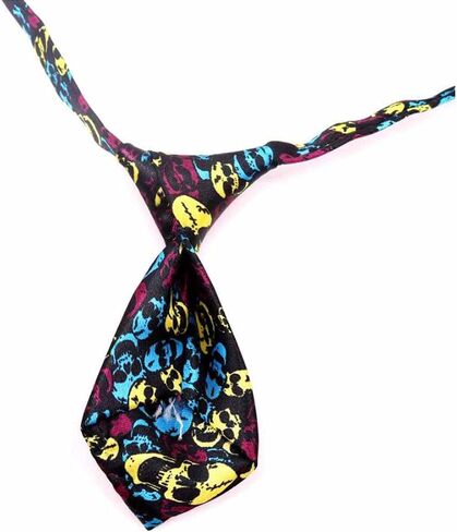 علاقات الكلاب لعيد الهالوين ، 10 أجهزة مركبة لربطات العنق الكلب للحيوانات الأليفة للهيكل العظمي جمجمة أليف رقبة جرو روابط القطط الإكسسوارات لقضاء عيد الميلاد عيد ميلاد عيد الميلاد (لون عشوائي) in Kuwait