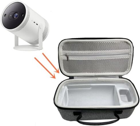 حالة التخزين متوافقة مع Samsung The Freestyle 2/Anker Capsule 3 Laser 1080p Eva Hardcase Protection Protection مقاومة للماء ، ومقاومة للضغط ، ومقاومة الصدمة in Kuwait