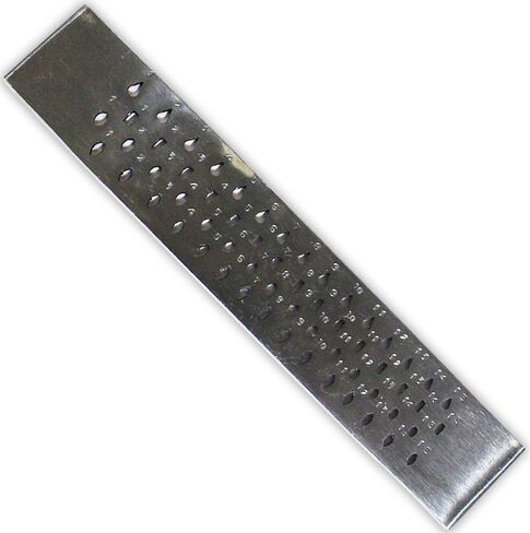 BENCH WIZARD 8" (20.3 cm) Triangular-30-hole Draw Plate | Precision Engineered | Durable & Ergonomic Design | Ideal for Metalworking and Jewelry Crafting in Saudi Arabia