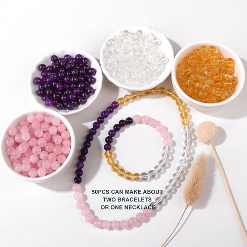 100PCS 8mm Natural Pink Zebra Jasper Beads Gemstone Round Loose Beads for Jewelry Making Chakra Crystal Stone Beads for Bracelets Necklace Earrings Making Supplies (100pcs/Strand) in Saudi Arabia