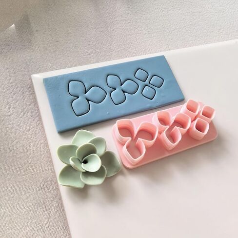 8PCS Floral Clay Molds Earring Making Molds for Handmade Earrings Jewelry Making with Reusable Silicone in Saudi Arabia