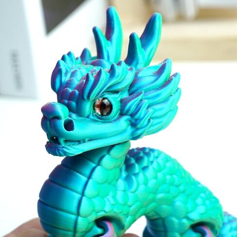 3D Printed Kylin Model,Flexible Animals Toy Statue,Movable Joints,Home Office Decor,Interesting Toys for Autism/ADHD,Festival Gifts toco,Fidget Toys, Executive Desk Animals Toy in Saudi Arabia