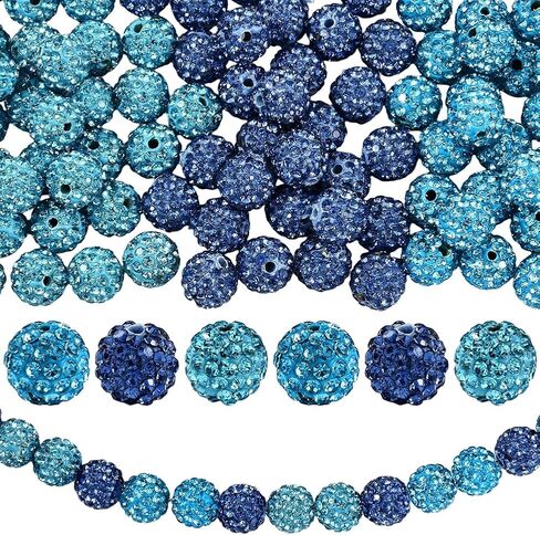 1 صندوق 90pcs 10 مم راينستون جولة الهالوين حبات الديسكو الكرة الماس الأحمر الأسود الأبيض الكريستال اللمعان الطين الطين فاصل لامع حبة فضفاضة لمجوهر in Kuwait
