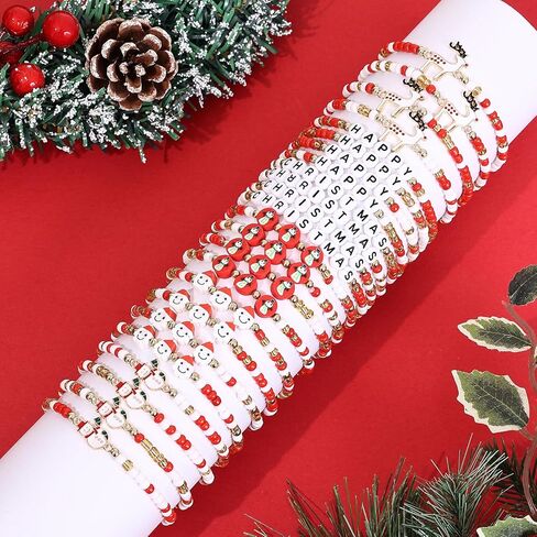 Taouzi 20 Pcs VOTE Bracelets Encourage Voting Bracelets Beaded Initial Bracelets Fashion Popular Letter Bracelets for Women Girls in Kuwait