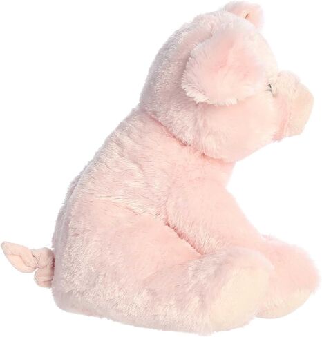 AURORA® CUDDLY PIG محشو بالحيوان - الراحة المريحة - تحلل لا نهاية له - الوردي 14 بوصة in Saudi Arabia