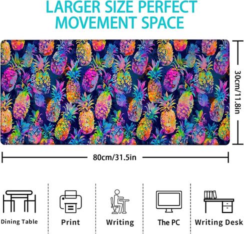 Mystical Unicorn Gaming Mouse Pad, Mouse Pad, Desk Mat, Non-Slip Rubber Base MousePads for Computers Laptop Office School Home Accessories Decor Gifts 31.5" x 11.8" in Kuwait