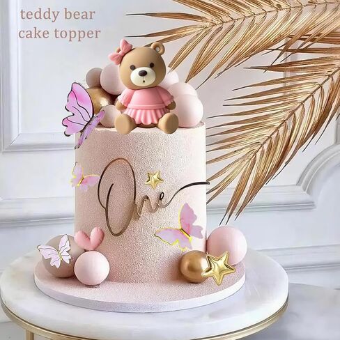 رفاهية تدي دب الدب الديكور الطفل كعكة دش الكعكة أعلى الطفل دش كعكة الديكور طفلة فتاة الديكور in Kuwait