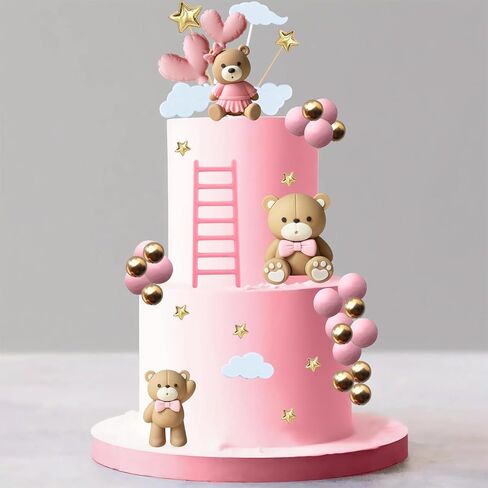رفاهية تدي دب الدب الديكور الطفل كعكة دش الكعكة أعلى الطفل دش كعكة الديكور طفلة فتاة الديكور in Kuwait