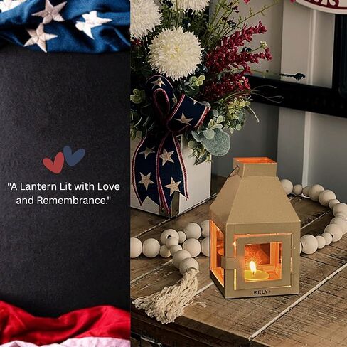 حامل شموع فوانيس معدنية سوداء من Rely+ للديكور الداخلي والخارجي - حوامل شموع معلقة - الزفاف، الحفلات، الهالوين، الكريسماس، العشاء، عيد الشكر، ديكور المنزل الحديث لعيد الفصح in Kuwait