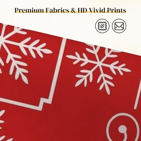 Mahjong Mat for Table Christmas Nutcracker Soldiers Festive Tree Candy Canes Blue Red Tones 31.5 "× 31.5" in Kuwait