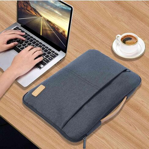 UrbanX Laptop Sleeve Case 15 15.6 Inch, TSA Slim Laptop Cover with Handle, Water Resistant Business Travel Carrying Case Compatible with Asus Chromebook CX1500 15.6 Inch in Saudi Arabia