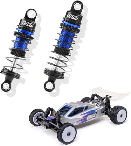 GPM Racing RC Aluminum Alloy Front & Rear Shock Absorbers Set for LOSI 1/24 Micro-B 2WD RTR Race Buggy LOS00007, Upgrade Replacement for LOS-1765 (Purple) in Saudi Arabia