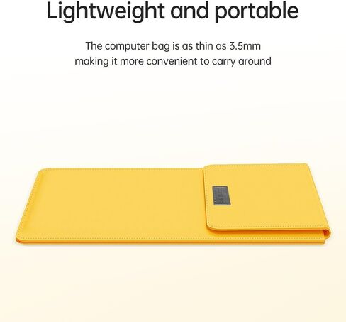 أكياس الكمبيوتر اللوحي المضادة لصفراء الغلاف المحمول المتوافق مع MacBook Air 15 بوصة الحالة 2023 الطراز A2941 M2،15inch 15.4inch 15.6inch Notebook ، متوافق مع مع Pro Pro 15.4 بوصة (طراز: A1286) leathee in Kuwait
