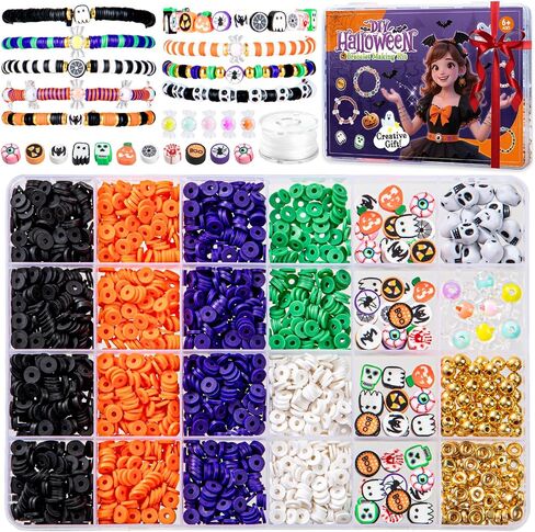 Taybonds Halloween Clay Beads Bercelet Make Friends Make Fail in Kuwait