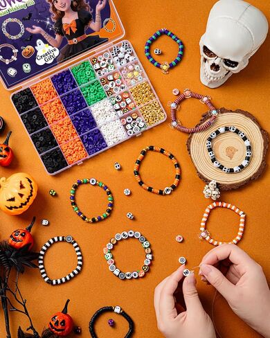 Taybonds Halloween Clay Beads Bercelet Make Friends Make Fail in Kuwait