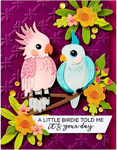 Spellbinders Spread Your Wings Sentiments Clear Stamps, Metal in Saudi Arabia