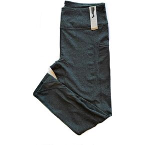 Womens Active Legging (Granite Melange, Large)