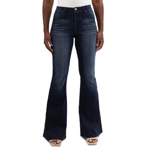 1822 Denim Women's 34" Long Mid-Rise Vintage Flare Jeans