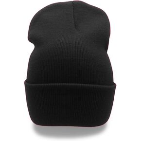 Beanie for Men Women Cuffed Long Beanie Hats