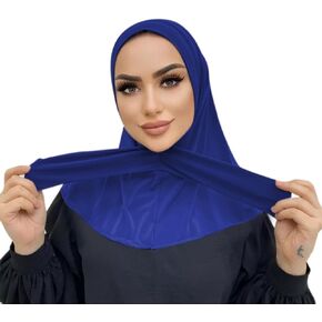 Suillty موضة الحجاب الإسلامي للنساء لحظة مُثبّت كبّاس الحجاب غطاء داخلي غطاء كامل أشرطة رأس وشاح الإسلام عمامة قبعات