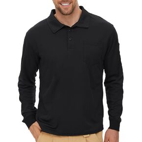 تي شيرت بولو رجالي من YuKaiChen بأكمام قصيرة وجيب سريع الجفاف وخفيف الوزن للتمرين in Kuwait