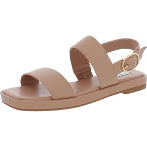 Steve Madden Womens Ethos Adjustable Open Toe Ankle Strap