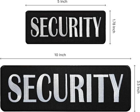 Security Officer Embroidery Patches for Jacket Hat Backpack for Man - Tactical Accessory for Uniforms - Patch for Combat Plate Carrier Law Enforcement Gears in Saudi Arabia