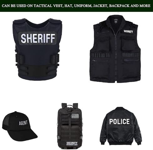 Security Officer Embroidery Patches for Jacket Hat Backpack for Man - Tactical Accessory for Uniforms - Patch for Combat Plate Carrier Law Enforcement Gears in Saudi Arabia