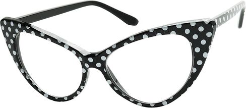 نظارات شمسية ShadyVEU Vintage Cateye للحماية من الأشعة فوق البنفسجية بدون وصفة طبية وعدسة شفافة أنيقة وعصرية in Saudi Arabia