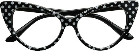 نظارات شمسية ShadyVEU Vintage Cateye للحماية من الأشعة فوق البنفسجية بدون وصفة طبية وعدسة شفافة أنيقة وعصرية in Saudi Arabia