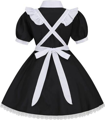 الملونة البيت المرأة أنيمي الفرنسية خادمة الزي تأثيري الكبار الذكور خادمة زي لوليتا فستان بتصميم حالم مجموعة in Kuwait