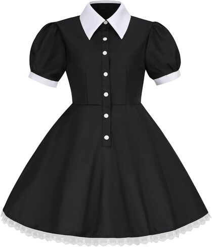 الملونة البيت المرأة أنيمي الفرنسية خادمة الزي تأثيري الكبار الذكور خادمة زي لوليتا فستان بتصميم حالم مجموعة in Kuwait