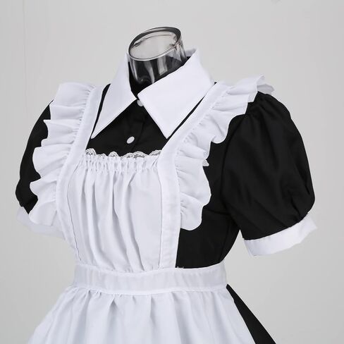 الملونة البيت المرأة أنيمي الفرنسية خادمة الزي تأثيري الكبار الذكور خادمة زي لوليتا فستان بتصميم حالم مجموعة in Kuwait
