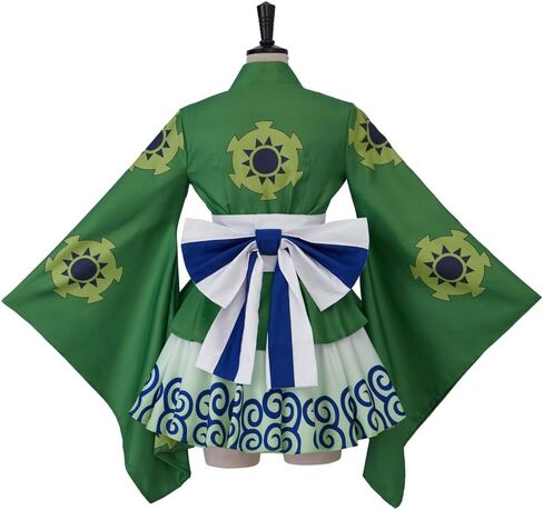 iSHOWcos Anime Roronoa Cosplay Costume Roronoa Kimono Dress Female Girls Lolita Outfits Halloween Suit with Belt in Saudi Arabia