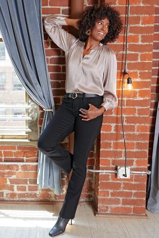 Royalty For Me Womens Wannabettabutt Slim Boot Cut Lycra Sustainable Jean in Saudi Arabia