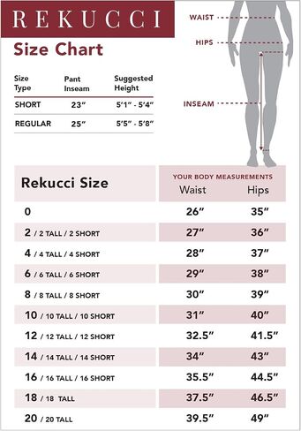 بنطال جينز Rekucci Secret Figure Denim للسيدات سهل الارتداء ومقصوص يناسب 4 فصول in Kuwait