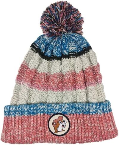 قبعة صغيرة مخططة محبوكة من Buc-ee متعددة الألوان in Kuwait