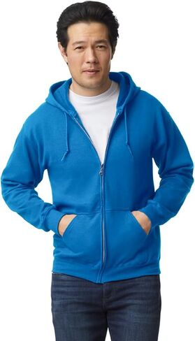 Gildan Men's Full Zip Hooded Sweatshirt in Saudi Arabia