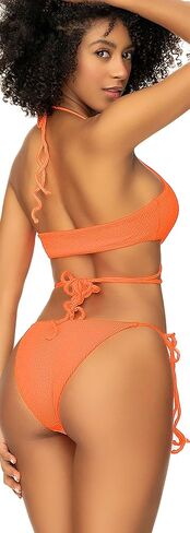 Mapalé by Espiral Women's Standard Ribbed Two Piece Swimsuit, Bright Orange in Saudi Arabia