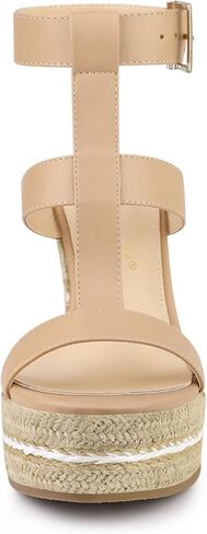Allegra K Women's Espadrille Strappy Platform Wedges Sandals in Saudi Arabia