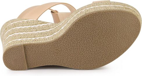 Allegra K Women's Espadrille Strappy Platform Wedges Sandals in Saudi Arabia
