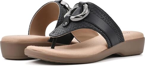 CLIFFS BY WHITE MOUNTAIN Women's Benedict Mini Wedge Sandal in Kuwait