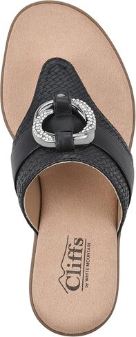 CLIFFS BY WHITE MOUNTAIN Women's Benedict Mini Wedge Sandal in Kuwait