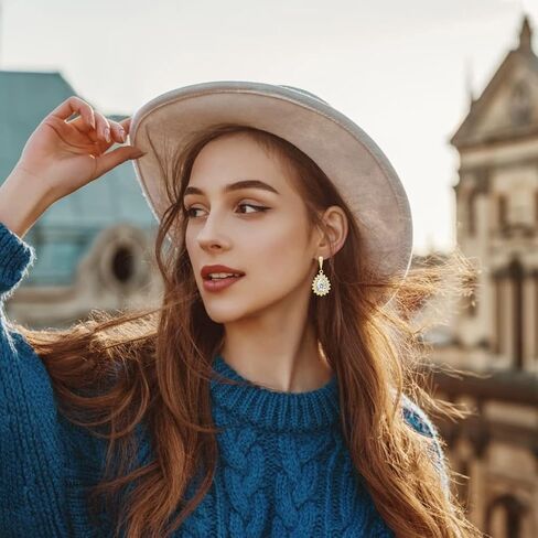 ZCGJWE مجموعات مجوهرات الأزياء للنساء فتاة، مطلي البلاتين / مطلي بالذهب / مطلي بالذهب الوردي / بندقية مطلية باللون الأسود أقراط المعلقات حلقات قابلة للتعديل أساور فاخرة جوهرة مجموعة مجوهرات هدية للأم / الزوجة / الصديقة / أفضل صديق in Kuwait