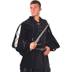 Men's Renaissance Cavalier Velvet Shirt