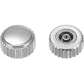 uxcell Watch Crown Parts, SUS304 Flat Short Stem