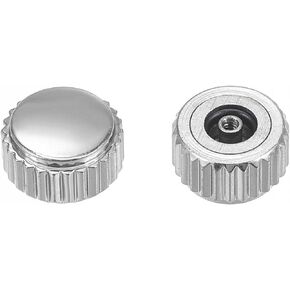uxcell Watch Crown Parts, SUS304 Flat Short Stem