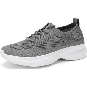 Santiro Mens Shoes Walking Tennis Shoes Comfortable Lightweight Sneakers Fashion Non Slip Mesh Gym Slip On Shoes