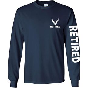 Officially Licensed United States Air Force Retired Long Sleeve T-Shirt