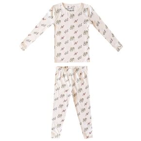 Copper Pearl Two Piece Long Sleeve Toddler Pajamas PJ Sets for Boys and Girls - Adorable Pattern Pajamas, Breathable Fabric to Keep Cool While Sleeping, Sizes 12 Months to 5T - Wizarding World™